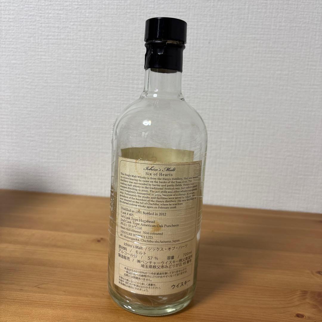 【空瓶】Ichiros Malt（イチローズモルト）カード シリーズ 空瓶