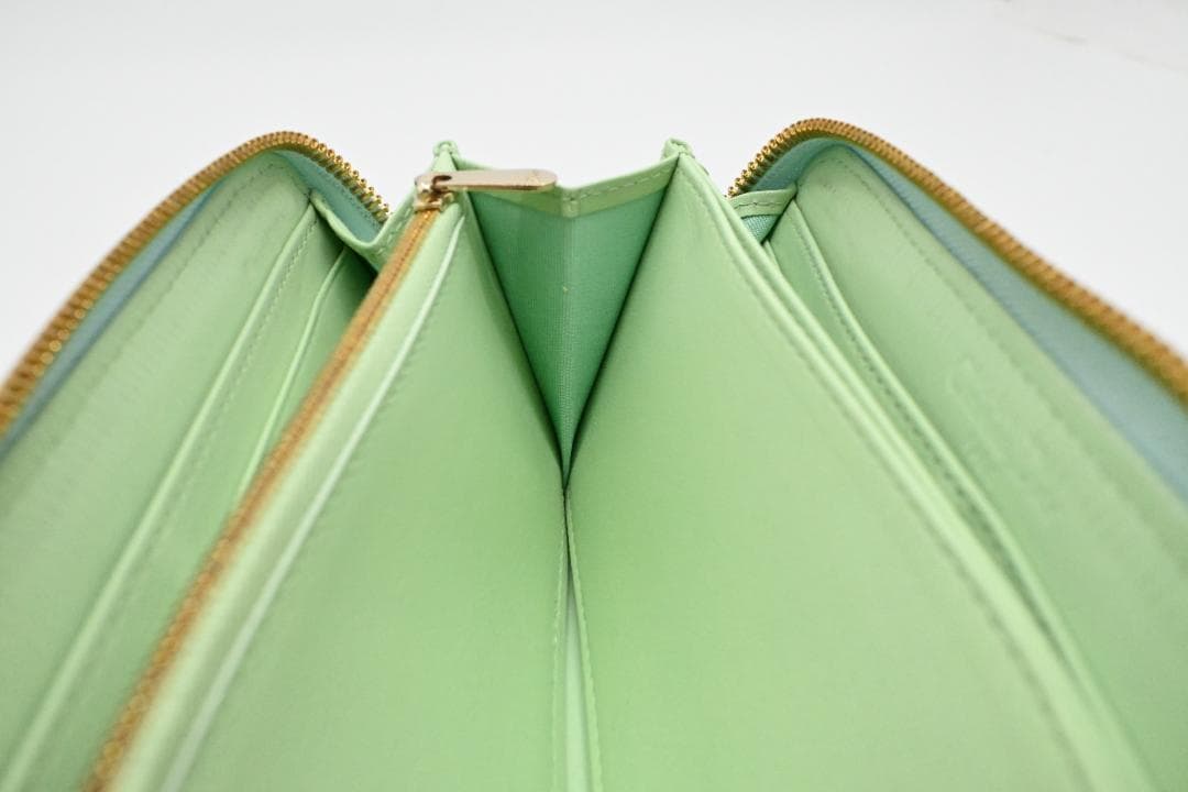 クリスチャンディオール　DIOR　レディディオール　長財布　ボヤージュ　ブルー