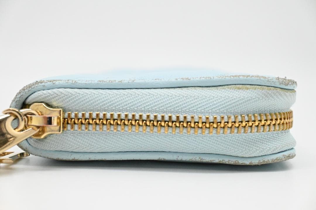 クリスチャンディオール　DIOR　レディディオール　長財布　ボヤージュ　ブルー