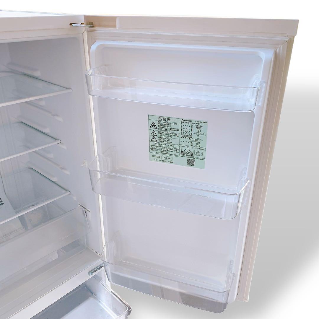 【美品】Panasonic NR-B17HW 2023年製 冷蔵庫 単身 同棲