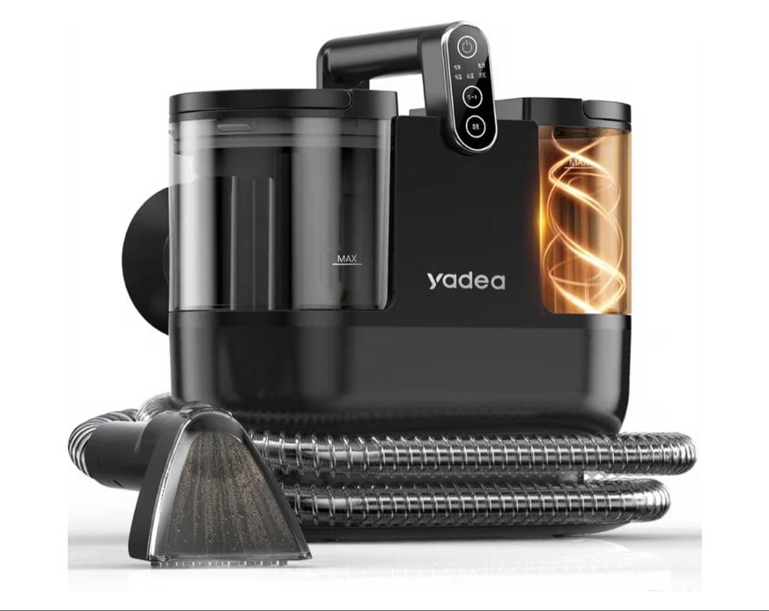 100°C蒸気噴射　超強吸引力　スチームクリーナー　リンサークリーナー　加熱式