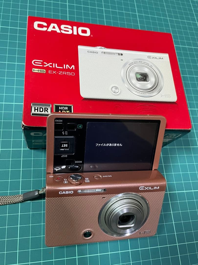 [レンズエラー ジャンク品]CASIO EXILIM EX-ZR50 ピンク