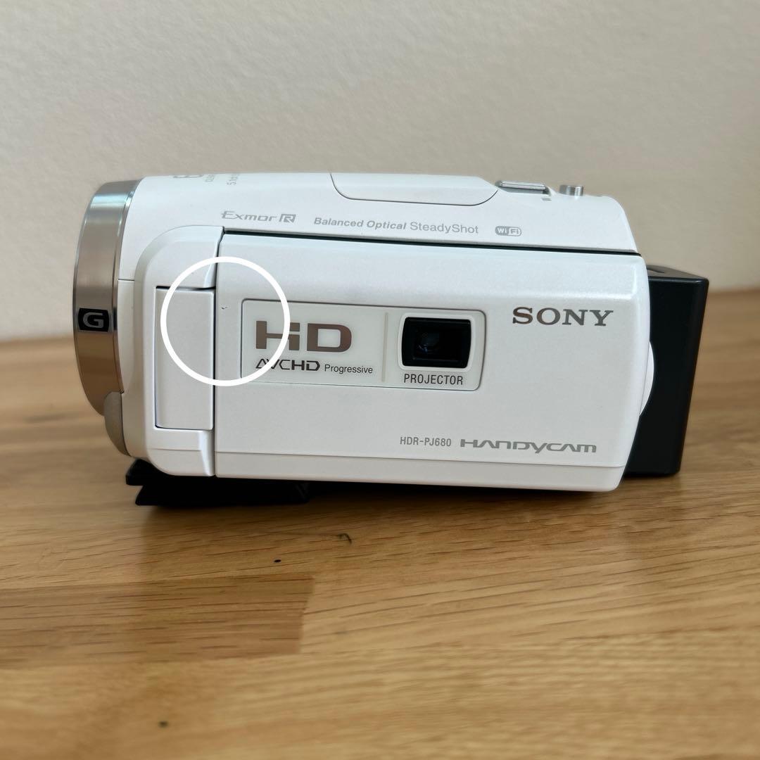 SONY HDR-PJ540 ビデオカメラ高画質　プロジェクター機能付き