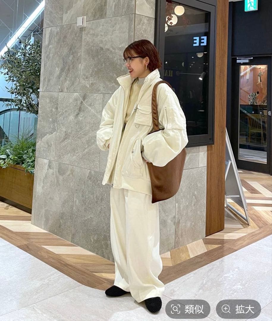 s.n.anプロフ必読  JEANASIS Army BIGブルゾン