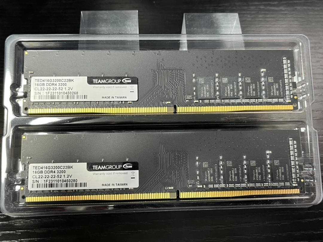 DDR4-3200　16GB 2枚組 32GB TeamGroup
