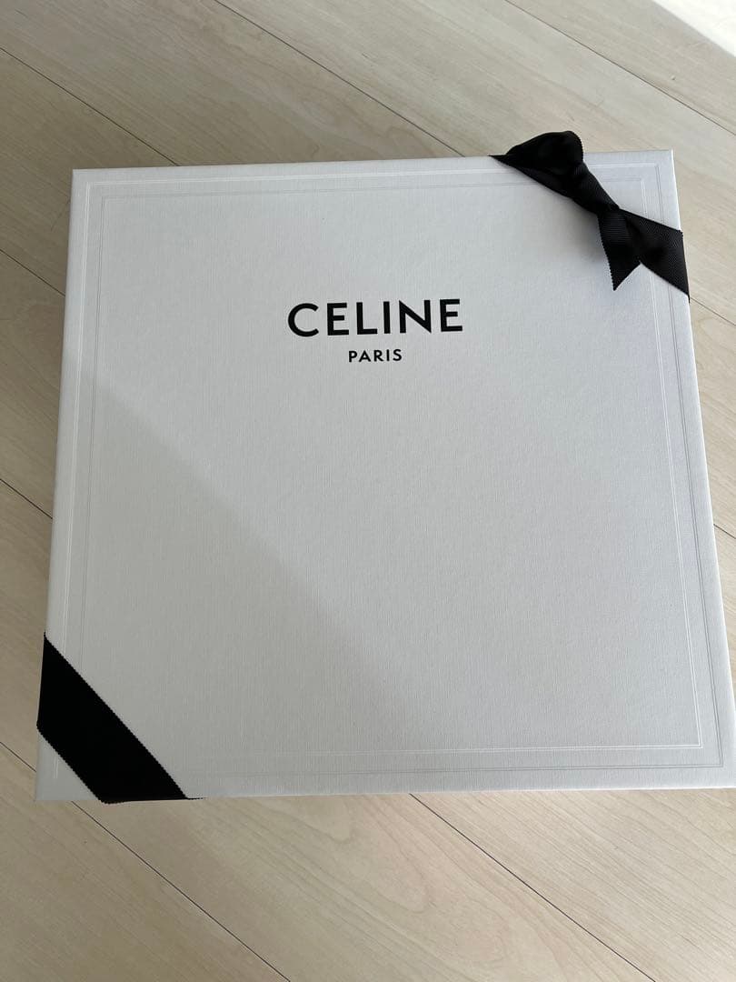 CELINE クルーネックセーター / ブラッシュドフェアアイル アルパカウール