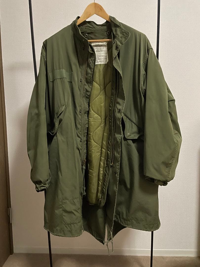アメリカ軍　実物M-65フィッシュテールパーカー　モッズコート　サイズS