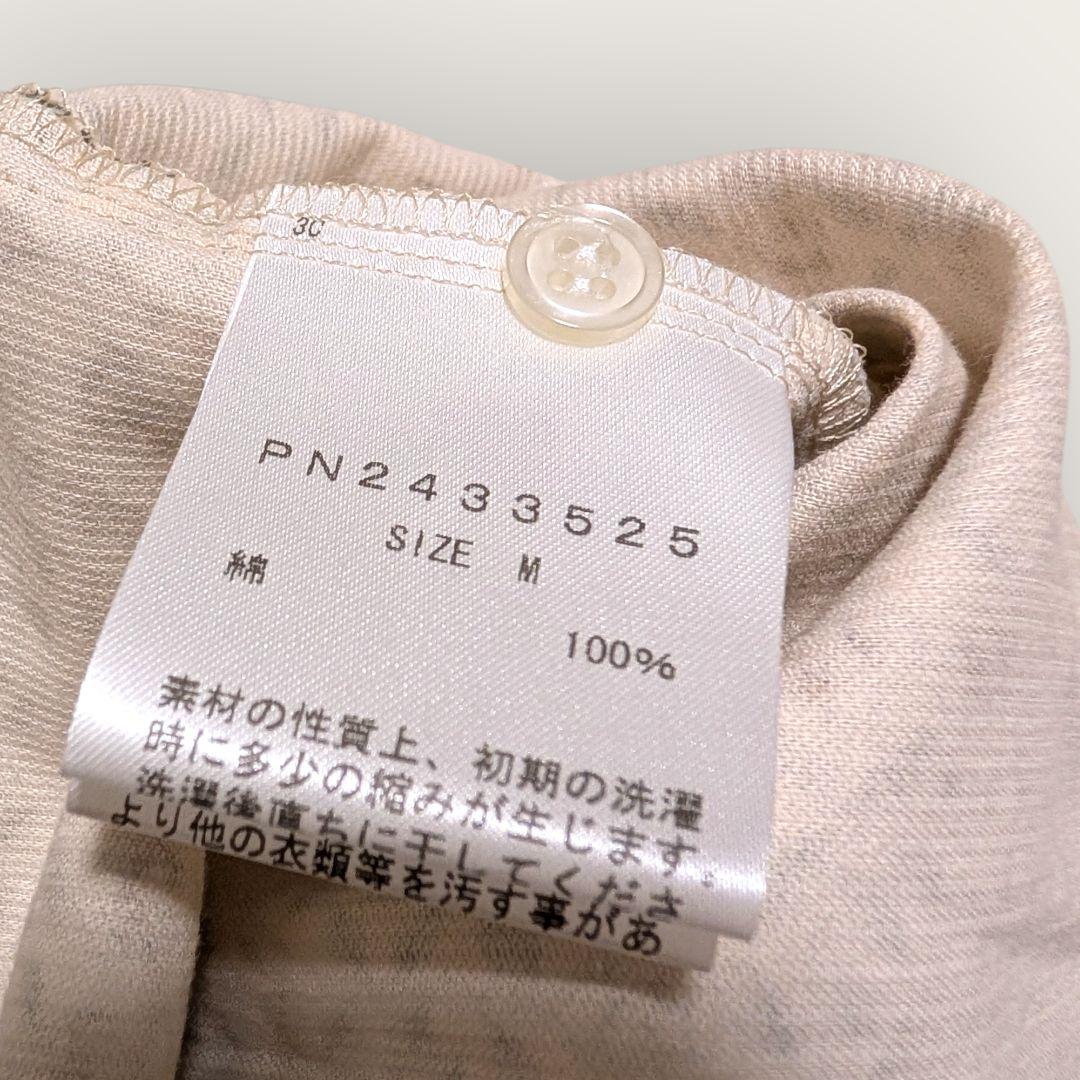 新品　Parkes　パークス　リバティ　バンドカラー　プルオーバー　シャツ　М