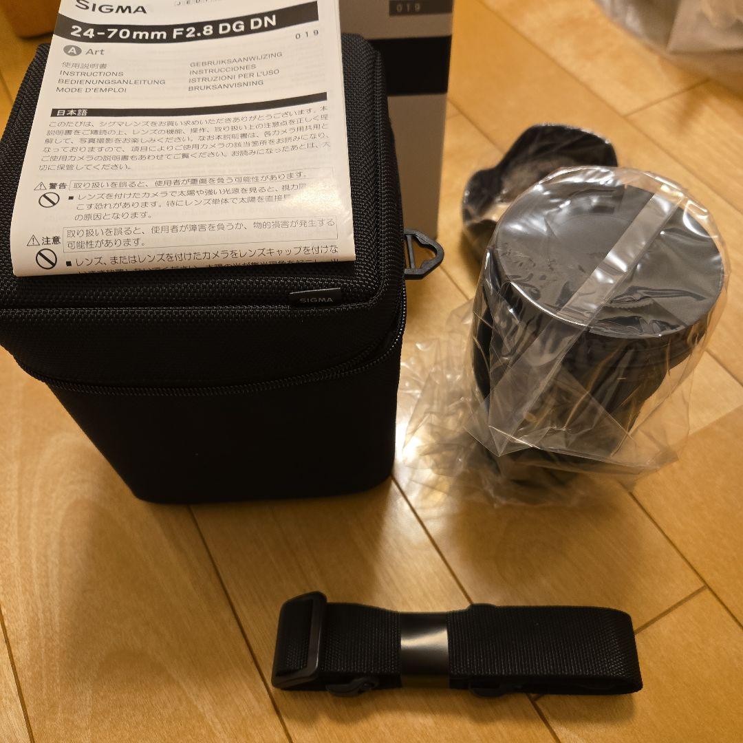 【未使用】SIGMA 24-70mm F2.8 DG DN E-MNT（開封）