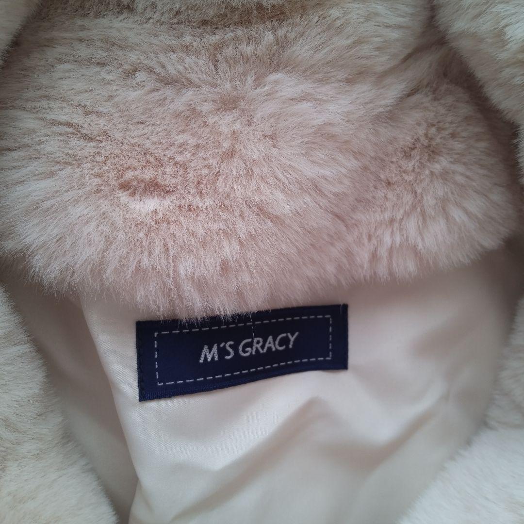エムズグレイシー フェイクファー フリーサイズ アイボリー