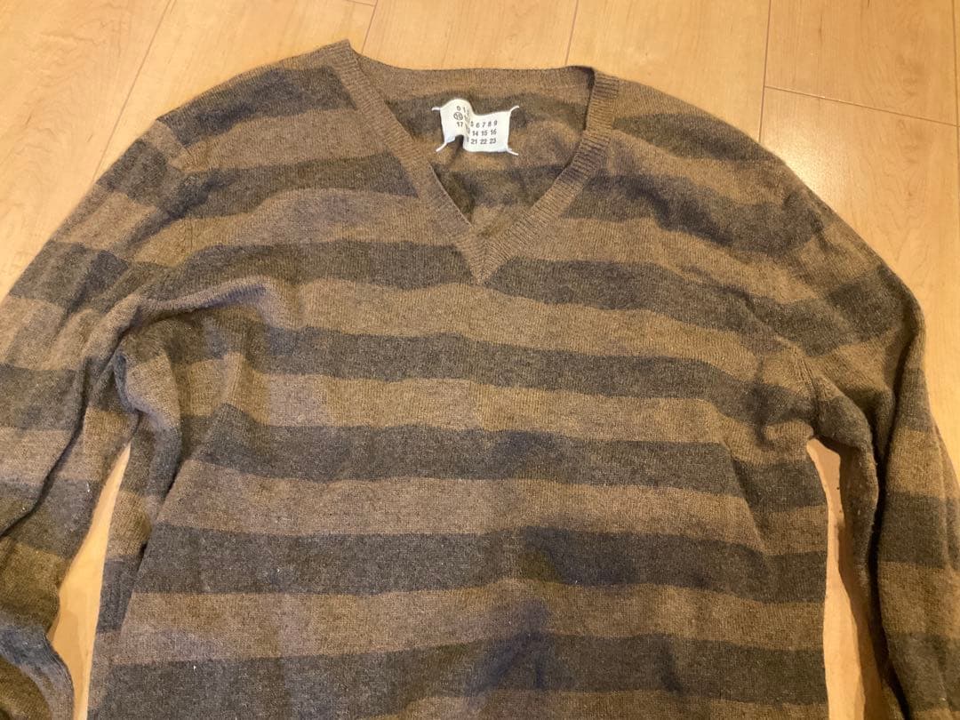 マルジェラ　ボーダーニット