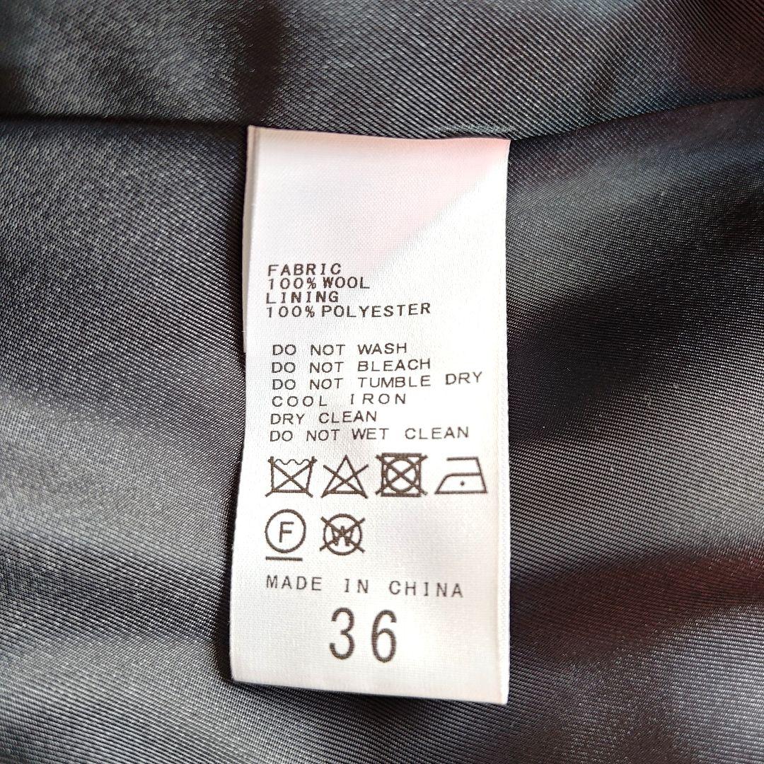 ジャーナルスタンダード　スーパー140ビーバーテーラーコート　グレンチェック36