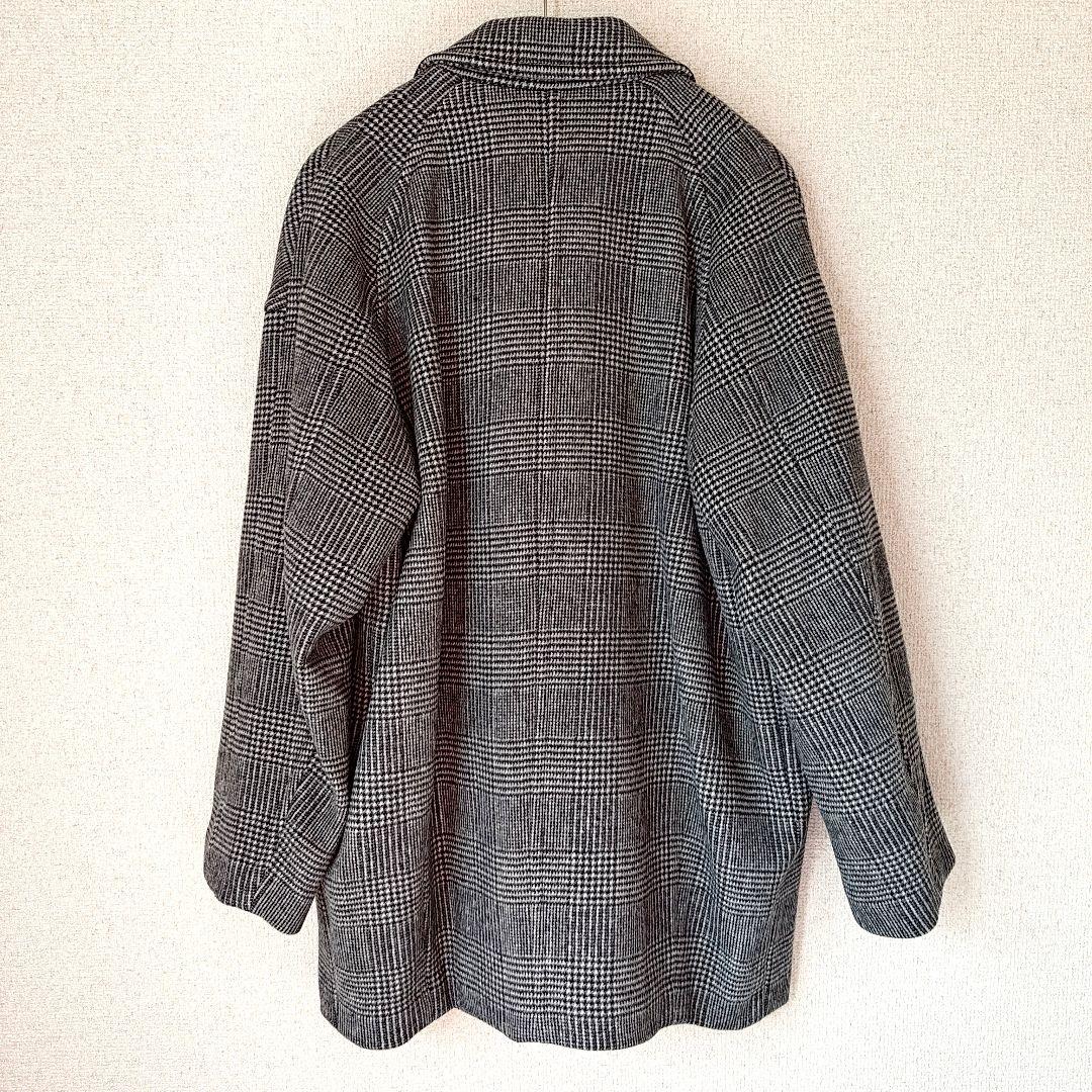 ジャーナルスタンダード　スーパー140ビーバーテーラーコート　グレンチェック36