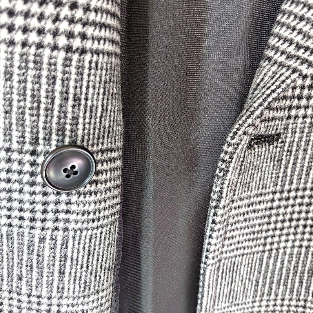 ジャーナルスタンダード　スーパー140ビーバーテーラーコート　グレンチェック36