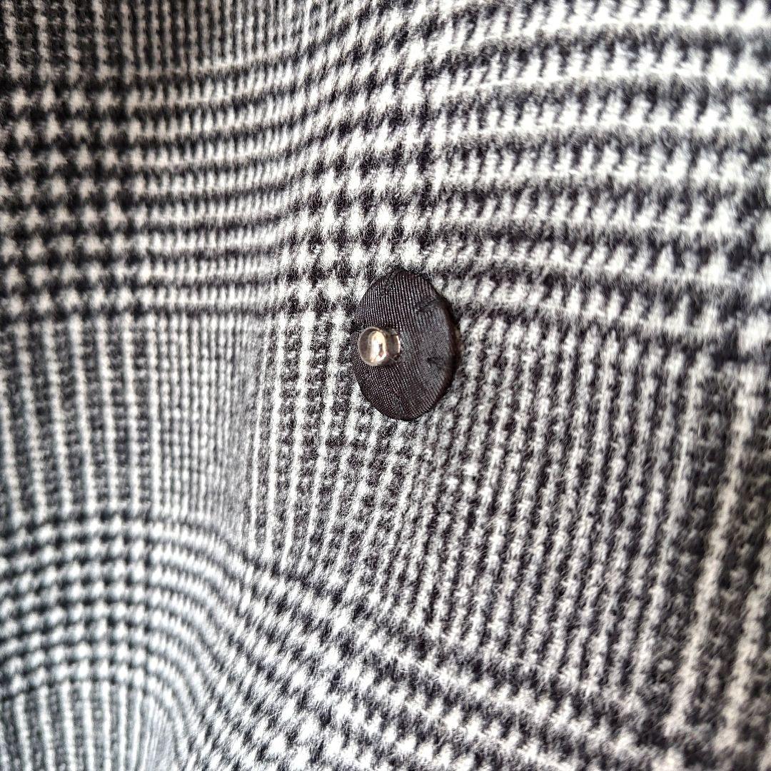 ジャーナルスタンダード　スーパー140ビーバーテーラーコート　グレンチェック36