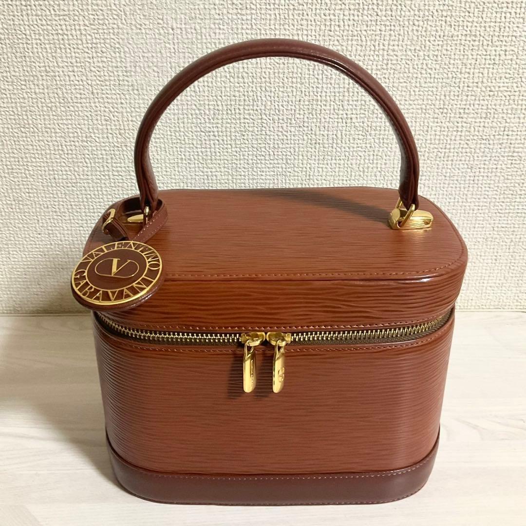 VALENTINOヴァレンティノ バニティ バッグ ゴールド金具 ハンドバッグ