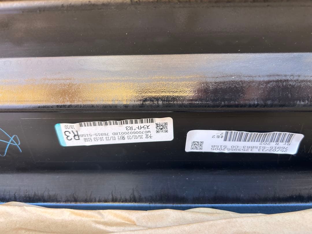 アルファード　30 ヴェルファイア モデリスタ 外装パーツ　右 202塗装済み