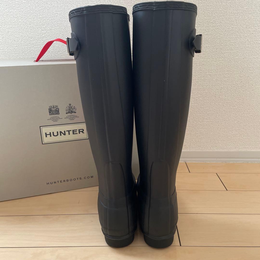 ⭐︎値下げ中【新品未使用】HUNTER ブラック 長靴　レインブーツ