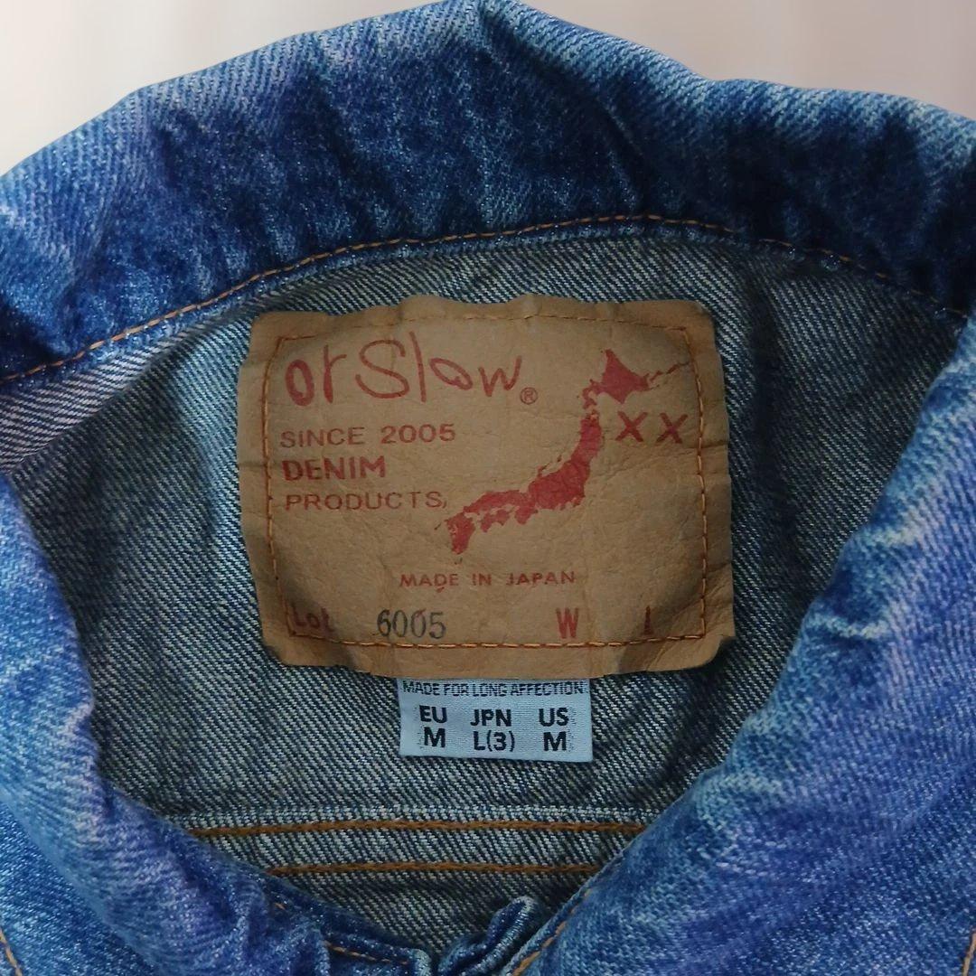 【未使用】orslow lot6005 3rd デニムジャケット USED加工