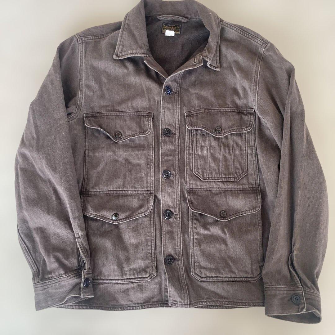 ダブルアールエル　ブラウン カバーオール L