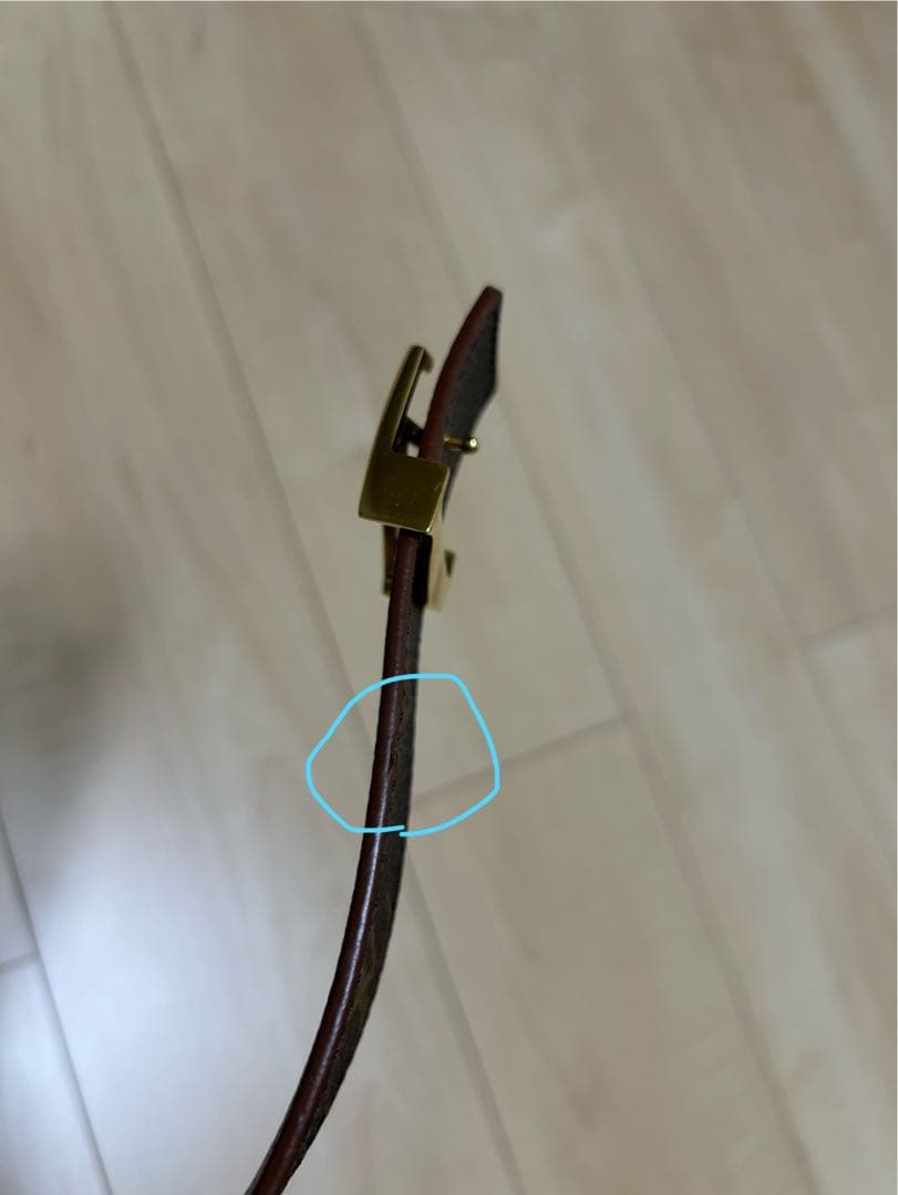 LOUIS VUITTON グレージュ　リバーシブル　ベルト