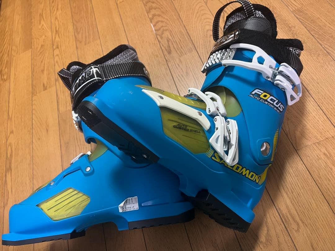 サロモン　スキーブーツ 26.5 青　美品　SALOMON