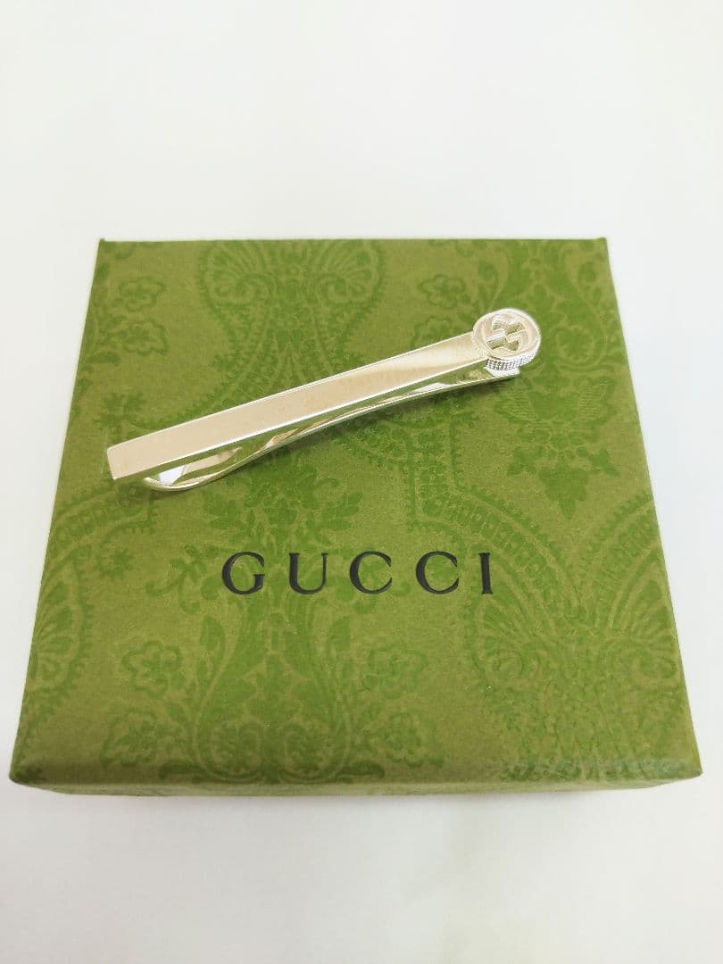 T*O様 M02164□GUCCI インターロッキングG ネクタイピン