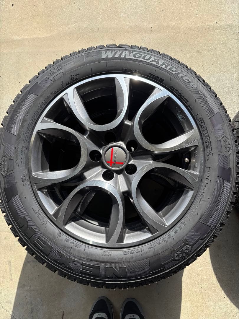 スタッドレスタイヤ・ホイールセット4本 225/60R17