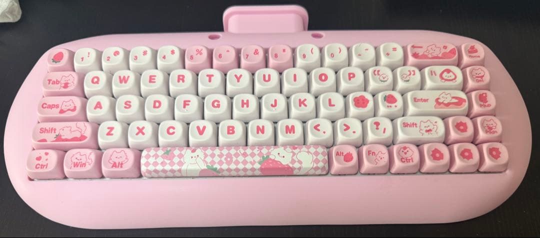 YUNZII C68 猫耳キーボード ピンク 可愛い 値下げ不可