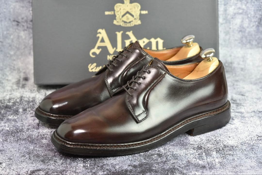 オールデン　コードバン　#990　7D　ダークバーガンディ　バリーラスト　袋付