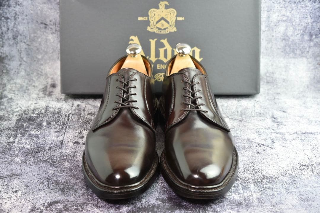 オールデン　コードバン　#990　7D　ダークバーガンディ　バリーラスト　袋付