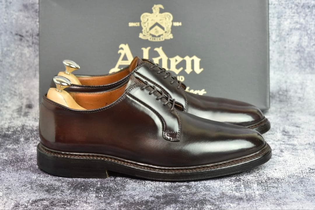 オールデン　コードバン　#990　7D　ダークバーガンディ　バリーラスト　袋付