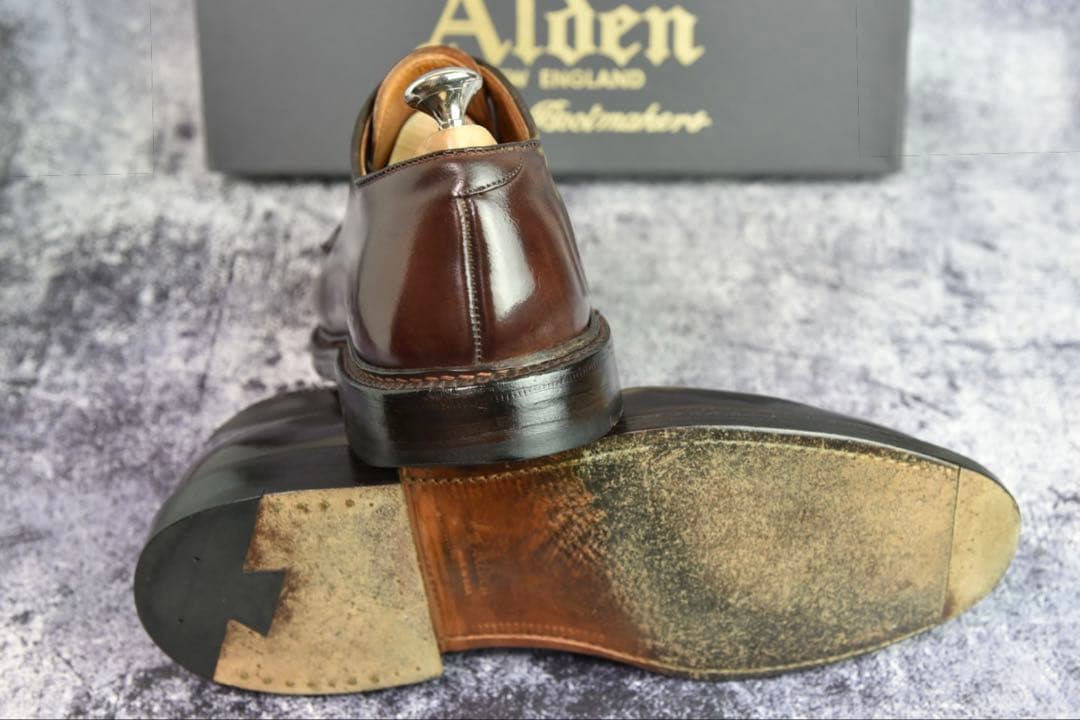 オールデン　コードバン　#990　7D　ダークバーガンディ　バリーラスト　袋付