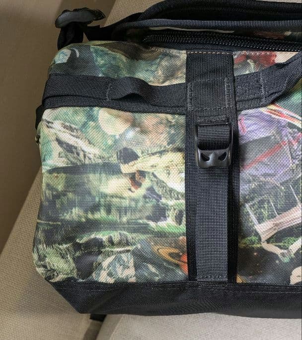 希少美品✨️限定柄　ノースフェイス　ダッフル S セピアブラウンハイカープリント