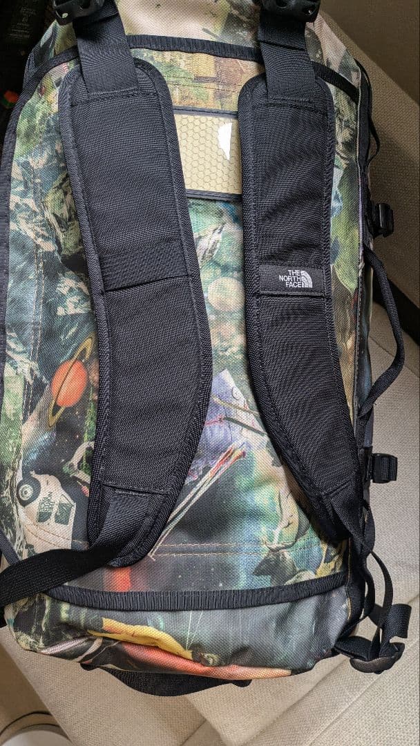 希少美品✨️限定柄　ノースフェイス　ダッフル S セピアブラウンハイカープリント