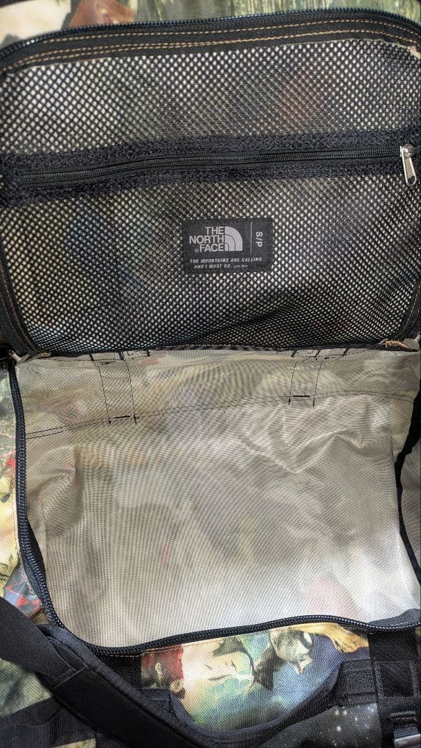 希少美品✨️限定柄　ノースフェイス　ダッフル S セピアブラウンハイカープリント