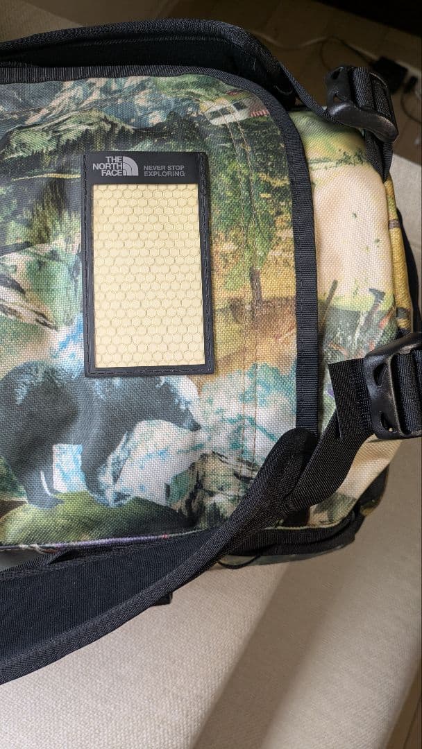 希少美品✨️限定柄　ノースフェイス　ダッフル S セピアブラウンハイカープリント