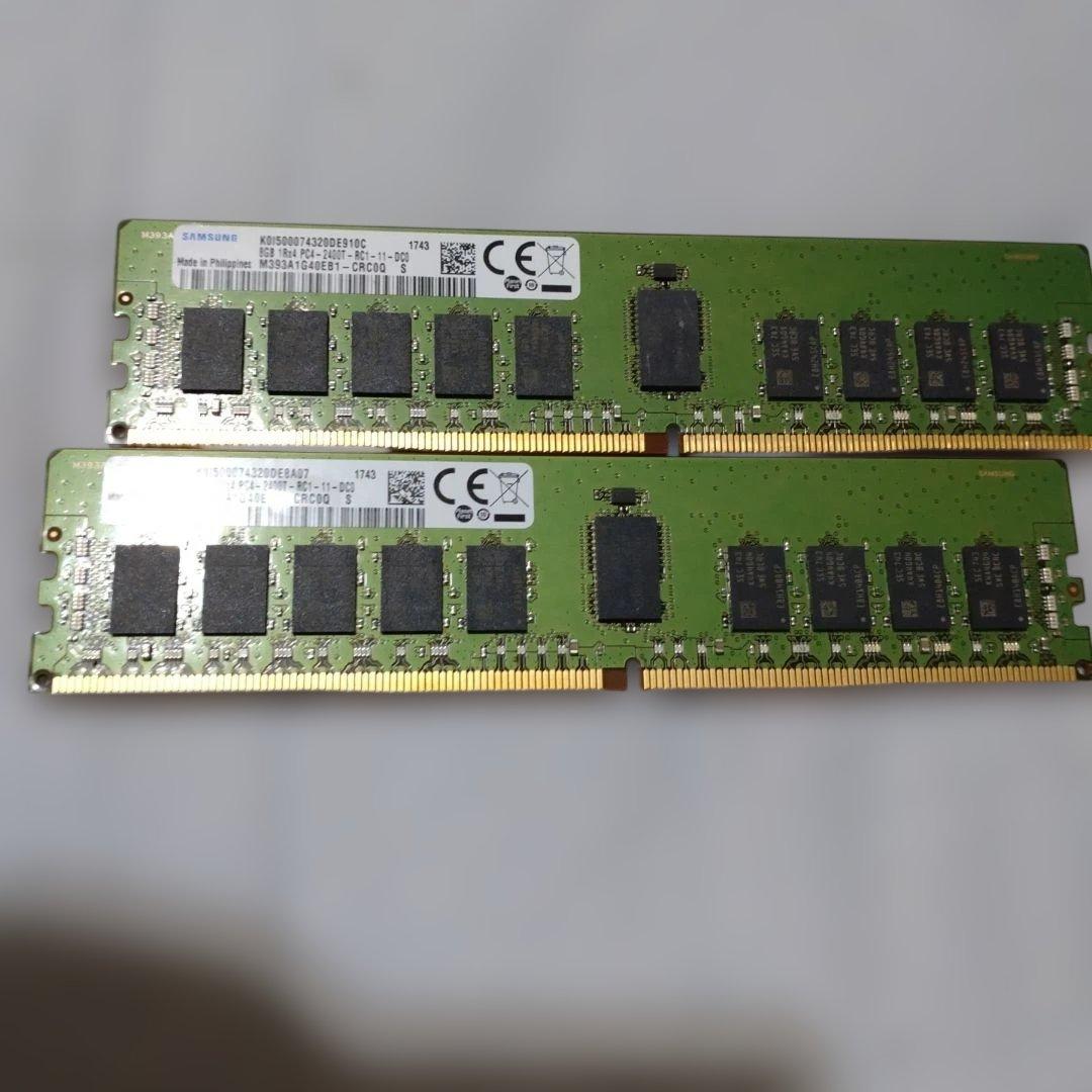 DDR4 2400MHz 8GB メモリ 2枚セット