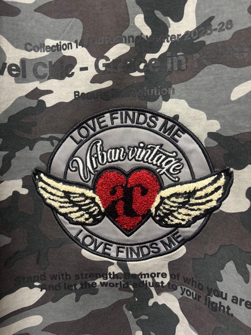 ACLENT エンジェルハートロゴジップフーディ