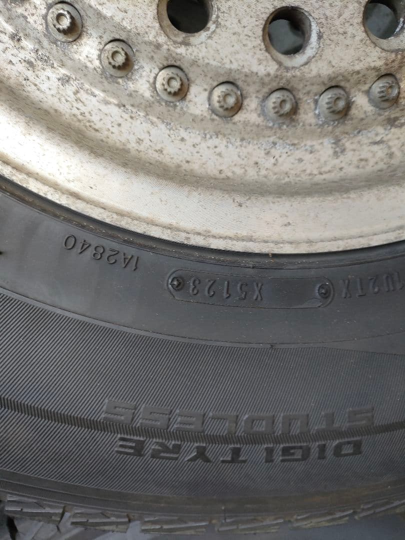 225/80R15 スタッドレスホイールつき4本セット