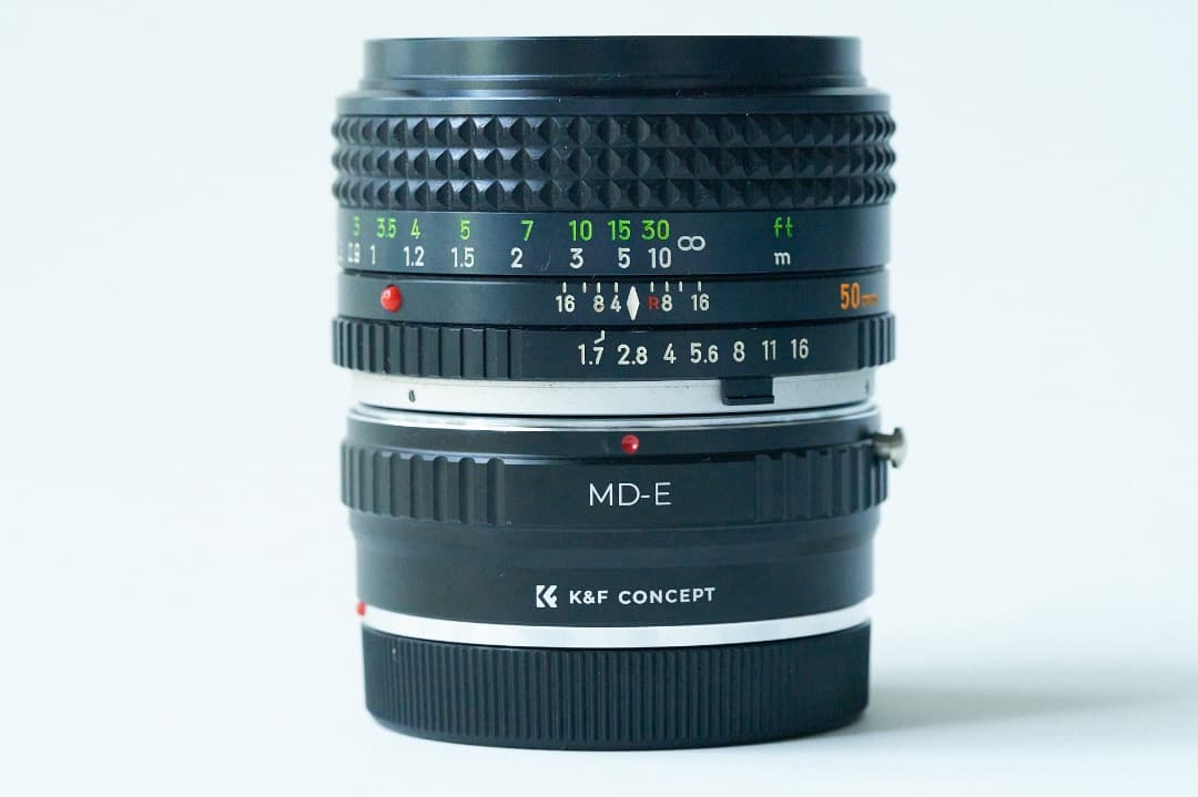 レンズ(単焦点) Minolta MC ROKKOR-PF 50mm f/1.7 Sony e