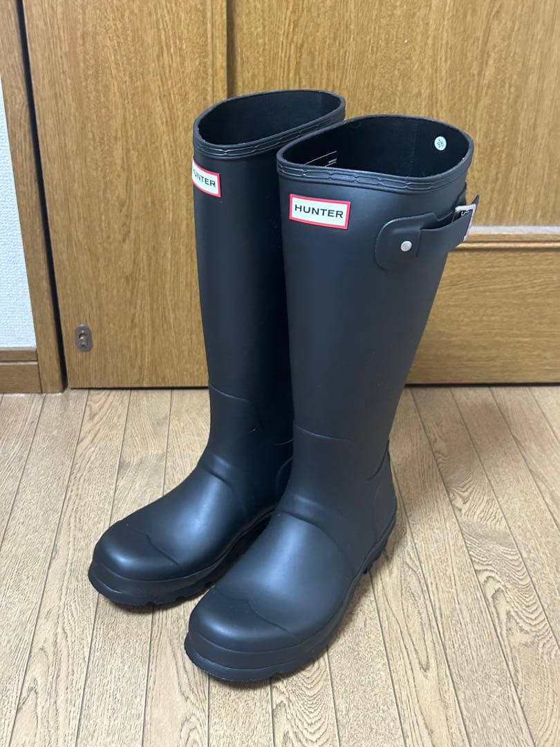 【ほぼ未使用】HUNTER ブラック 長靴