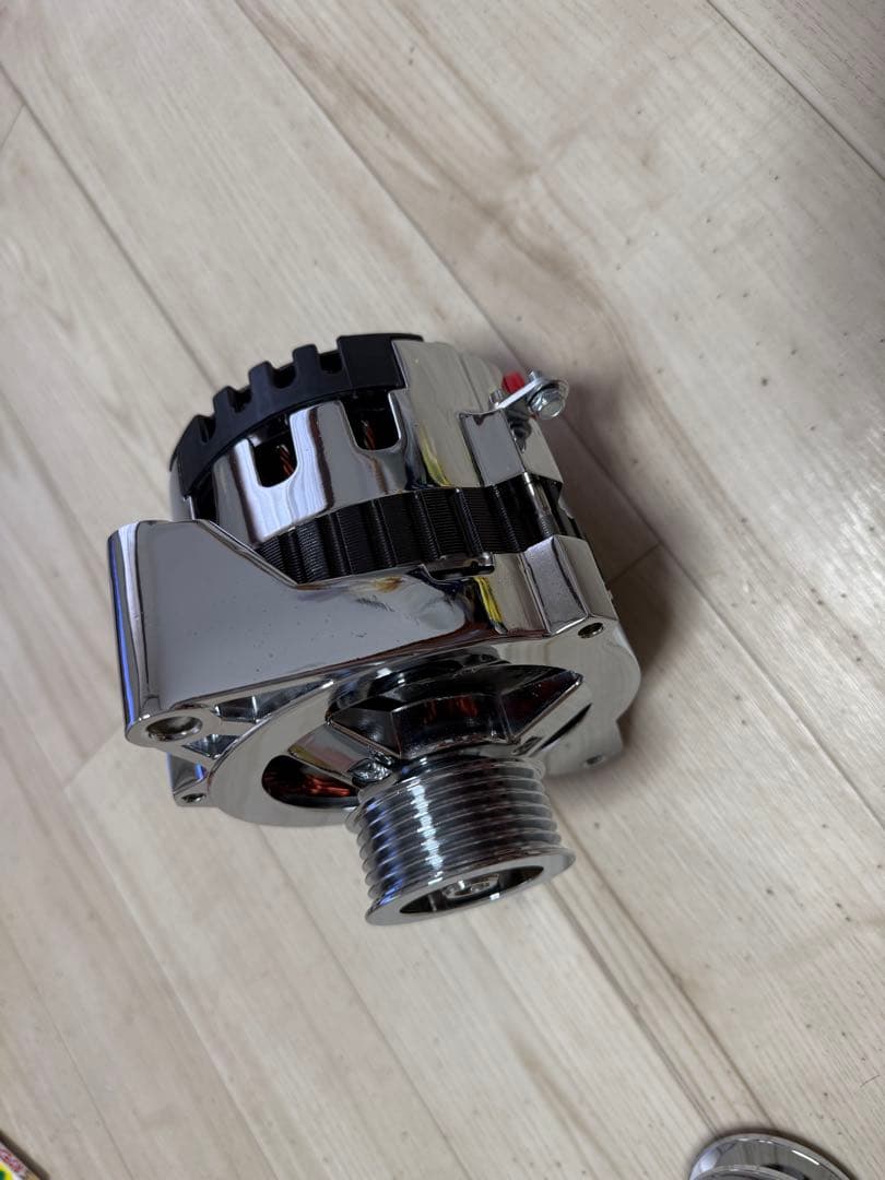 powermaster社オルタネータークローム170Aシボレーインパラハイドロ