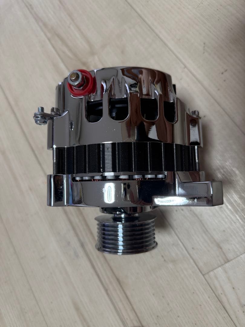 powermaster社オルタネータークローム170Aシボレーインパラハイドロ