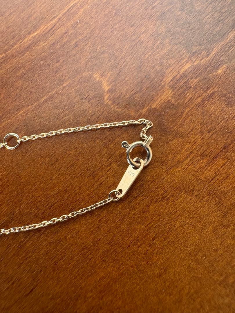 CADEAUX カドー　10Kクロスネックレス　シンゾーン