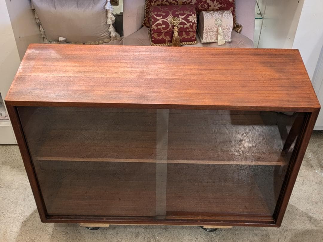50%値下【希少】 ミッドセンチュリー チーク サイドボード キャビネット 無垢
