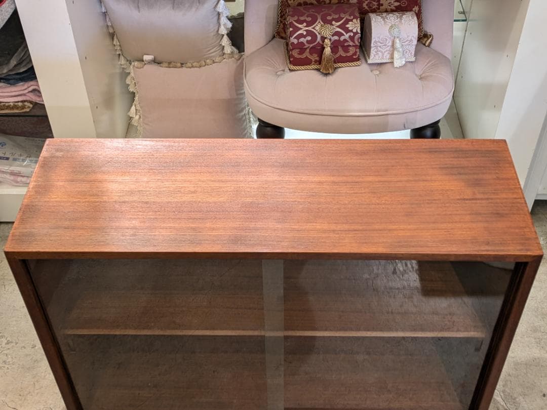50%値下【希少】 ミッドセンチュリー チーク サイドボード キャビネット 無垢