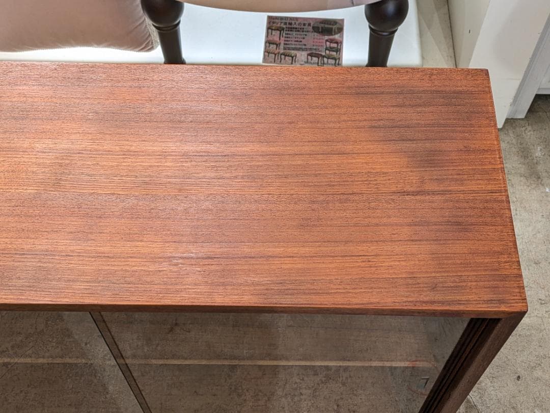 50%値下【希少】 ミッドセンチュリー チーク サイドボード キャビネット 無垢