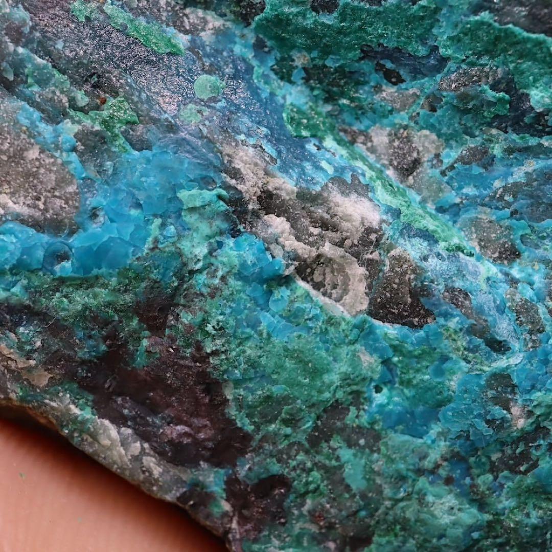 クリソコラ 珪孔雀石 孔雀石 312.5g CHS122 鉱物 原石 天然石