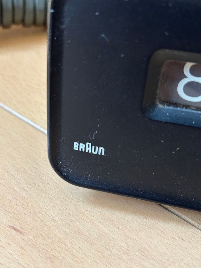 braun 置き時計　ヴィンテージ